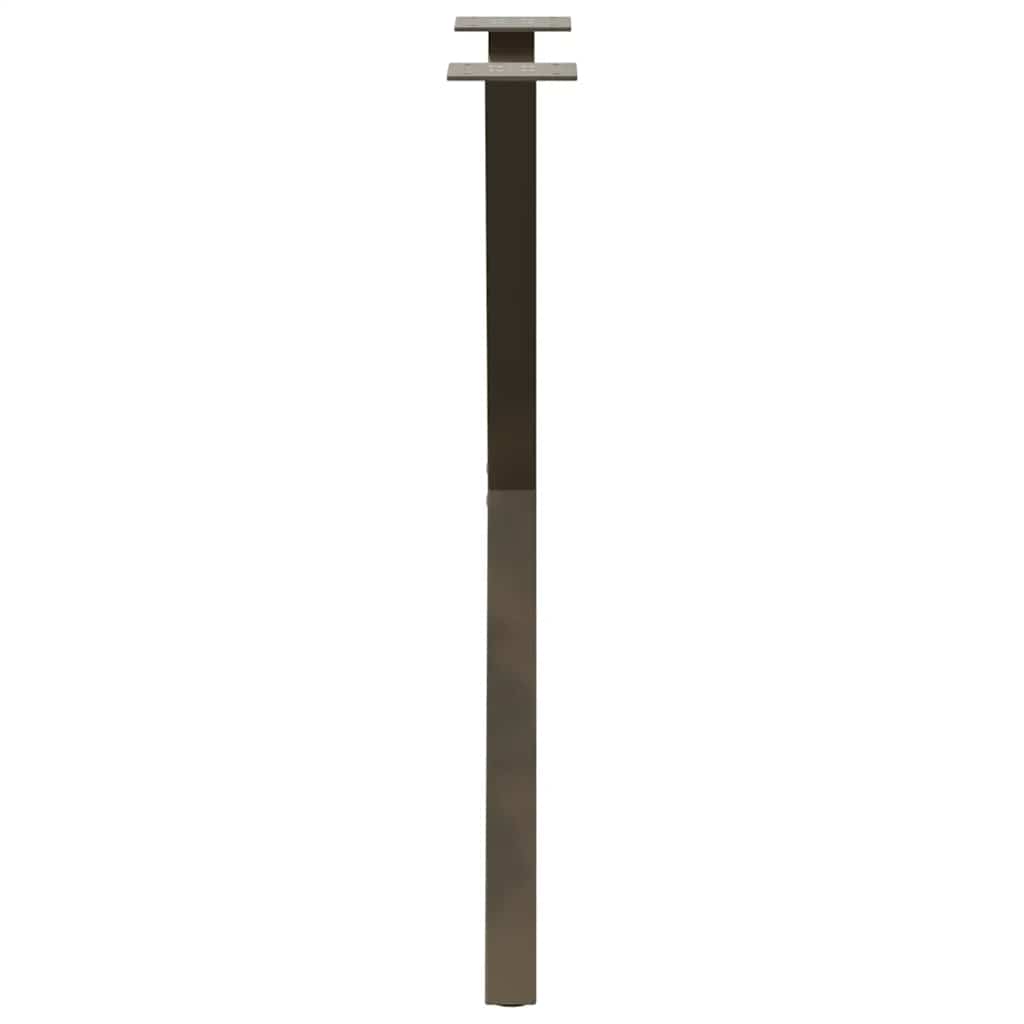 Dining Table Legs X-Shaped 2 pcs Natural Steel 57x(72-73) cm Steel