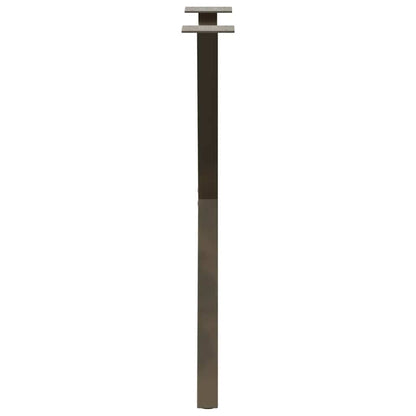 Dining Table Legs X-Shaped 2 pcs Natural Steel 57x(72-73) cm Steel