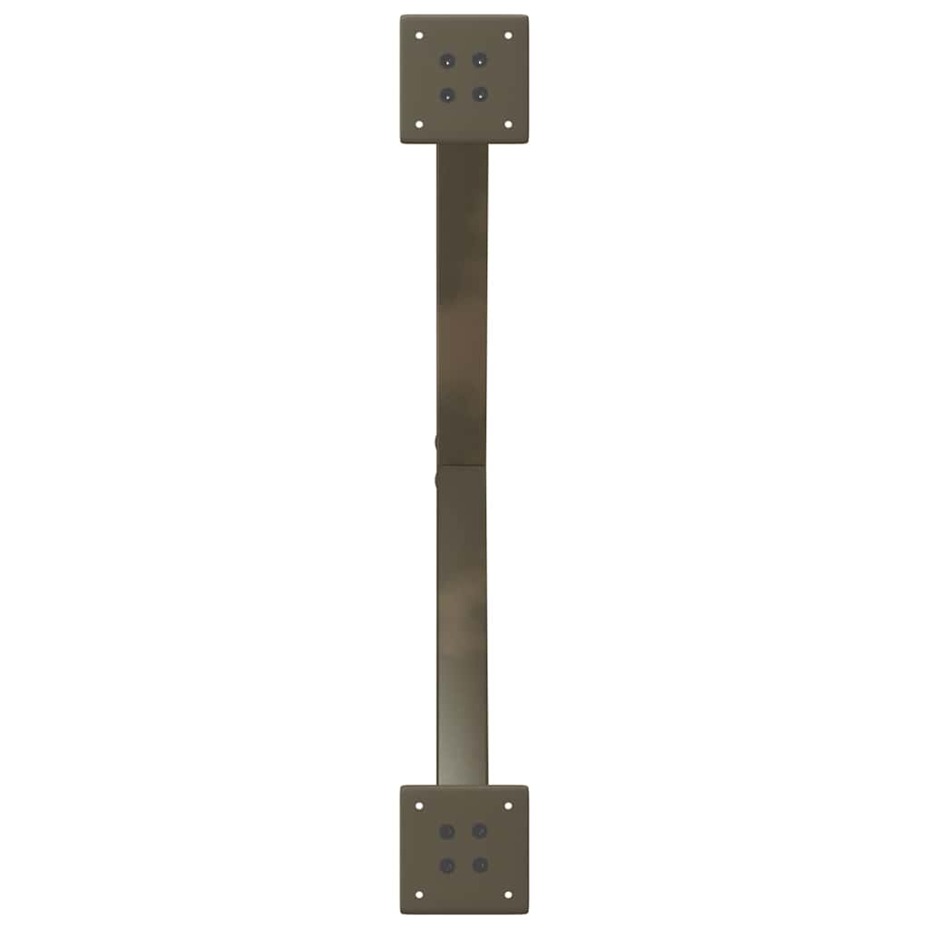 Dining Table Legs X-Shaped 2 pcs Natural Steel 80x(72-73) cm Steel