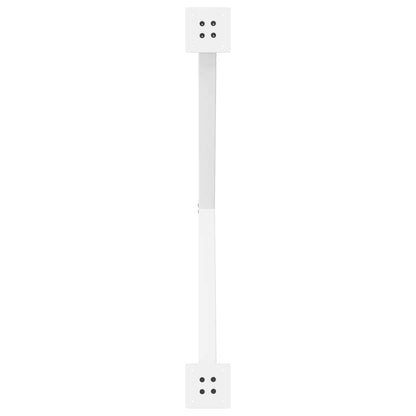 Dining Table Legs X-Shaped 2 pcs White 90x(72-73) cm Steel