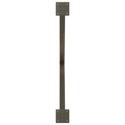 Dining Table Legs X-Shaped 2 pcs Natural Steel 90x(72-73) cm Steel
