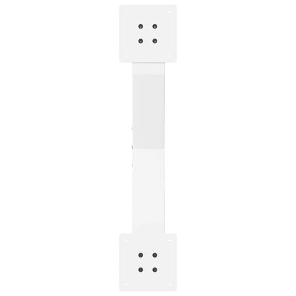 Coffee Table Legs X-Shaped 2 pcs White 70x(30-31) cm Steel