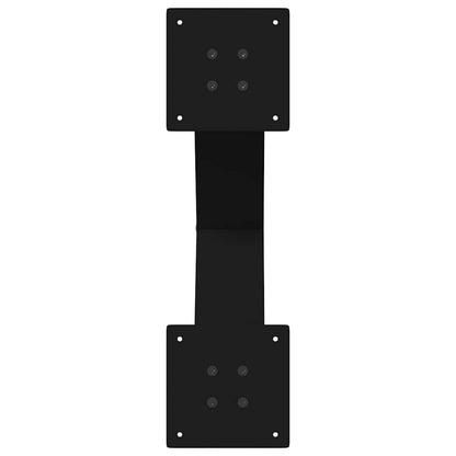 Dining Table Legs X-Shaped 2 pcs Black 50x(72-73) cm Steel