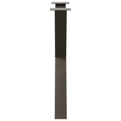Dining Table Legs X-Shaped 2 pcs Natural Steel 80x(72-73) cm Steel