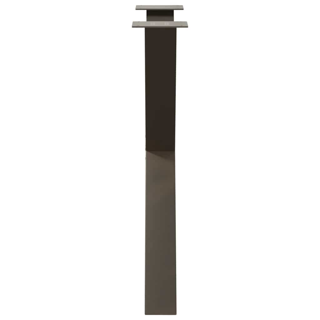 Dining Table Legs X-Shaped 3 pcs Natural Steel 70x(72-73) cm Steel
