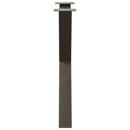 Dining Table Legs X-Shaped 3 pcs Natural Steel 70x(72-73) cm Steel