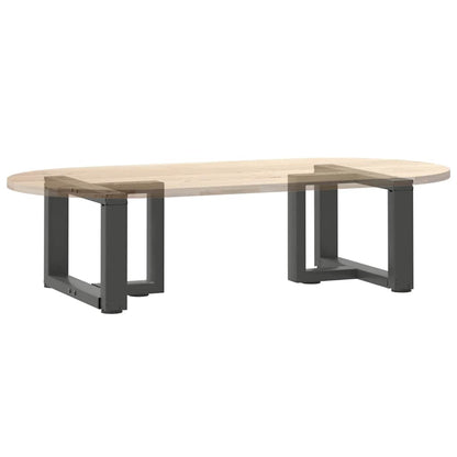 Coffee Table Legs T-Shaped 2 pcs Anthracite 50x25x(30-31) cm Steel