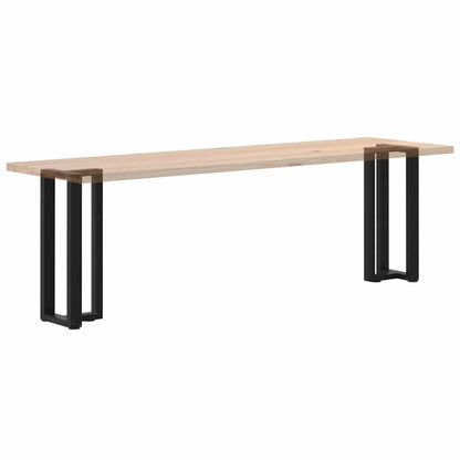Console Table Legs T-Shaped 2 pcs Black 25x28x(72-73) cm Steel