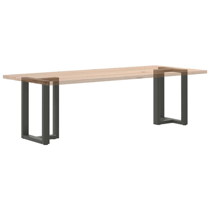 Dining Table Legs T-Shaped 2 pcs Anthracite 50x35x(72-73) cm Steel