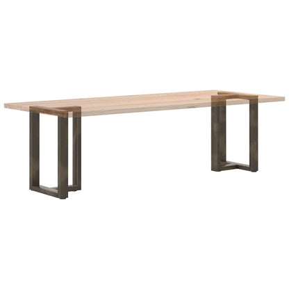 Dining Table Legs T-Shaped 2 pcs Black 50x35x(72-73) cm Steel