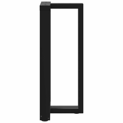 Bar Table Legs T-Shaped 2 pcs Black 40x35x(90-91) cm Steel