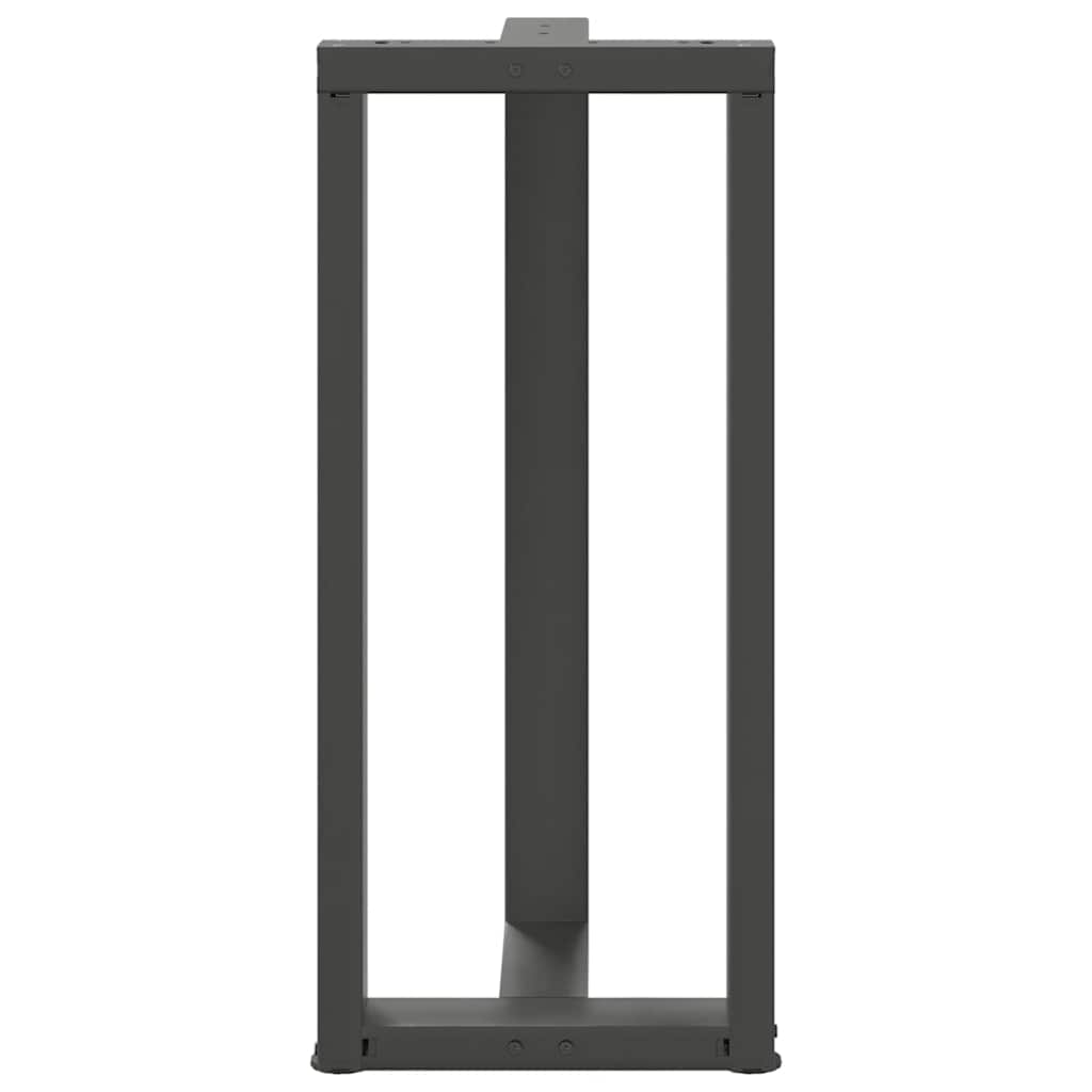 Bar Table Legs T-Shaped 2 pcs Anthracite 40x35x(90-91) cm Steel