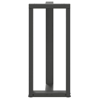 Bar Table Legs T-Shaped 2 pcs Anthracite 40x35x(90-91) cm Steel