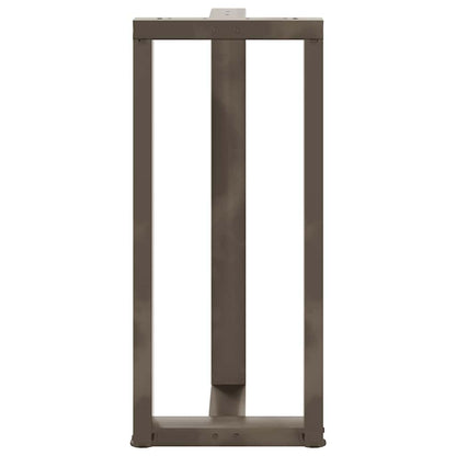Bar Table Legs T-Shaped 2 pcs Black 40x35x(90-91) cm Steel