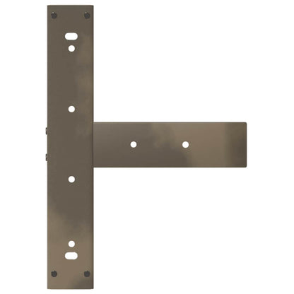 Bar Table Legs T-Shaped 2 pcs Black 40x35x(90-91) cm Steel