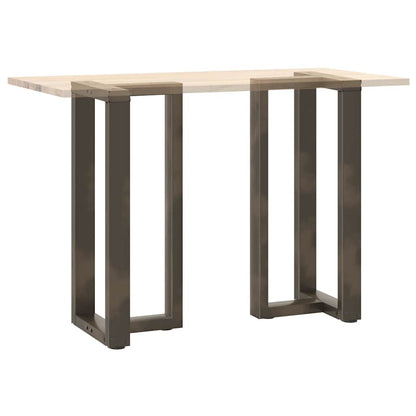 Bar Table Legs T-Shaped 2 pcs Black 40x35x(90-91) cm Steel