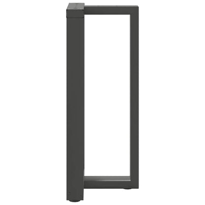 Bar Table Legs T-Shaped 2 pcs Anthracite 50x35x(90-91) cm Steel