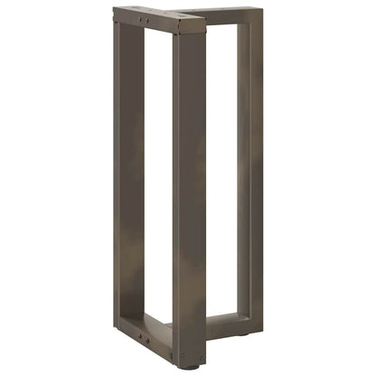 Bar Table Legs T-Shaped 2 pcs Black 50x35x(90-91) cm Steel