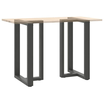 Bar Table Legs T-Shaped 2 pcs Anthracite 60x35x(90-91) cm Steel