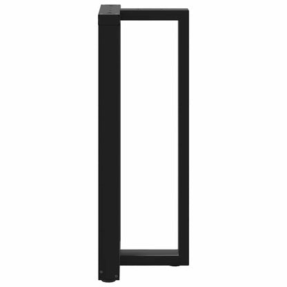 Bar Table Legs T-Shaped 2 pcs Black 40x35x(100-101) cm Steel