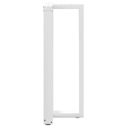 Bar Table Legs T-Shaped 2 pcs White 40x35x(100-101) cm Steel