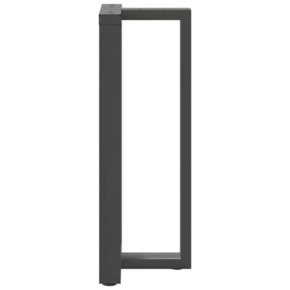 Bar Table Legs T-Shaped 2 pcs Anthracite 40x35x(100-101) cm Steel