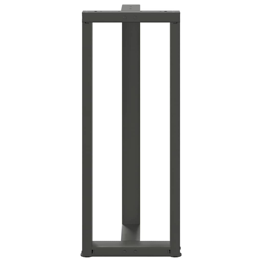 Bar Table Legs T-Shaped 2 pcs Anthracite 40x35x(100-101) cm Steel