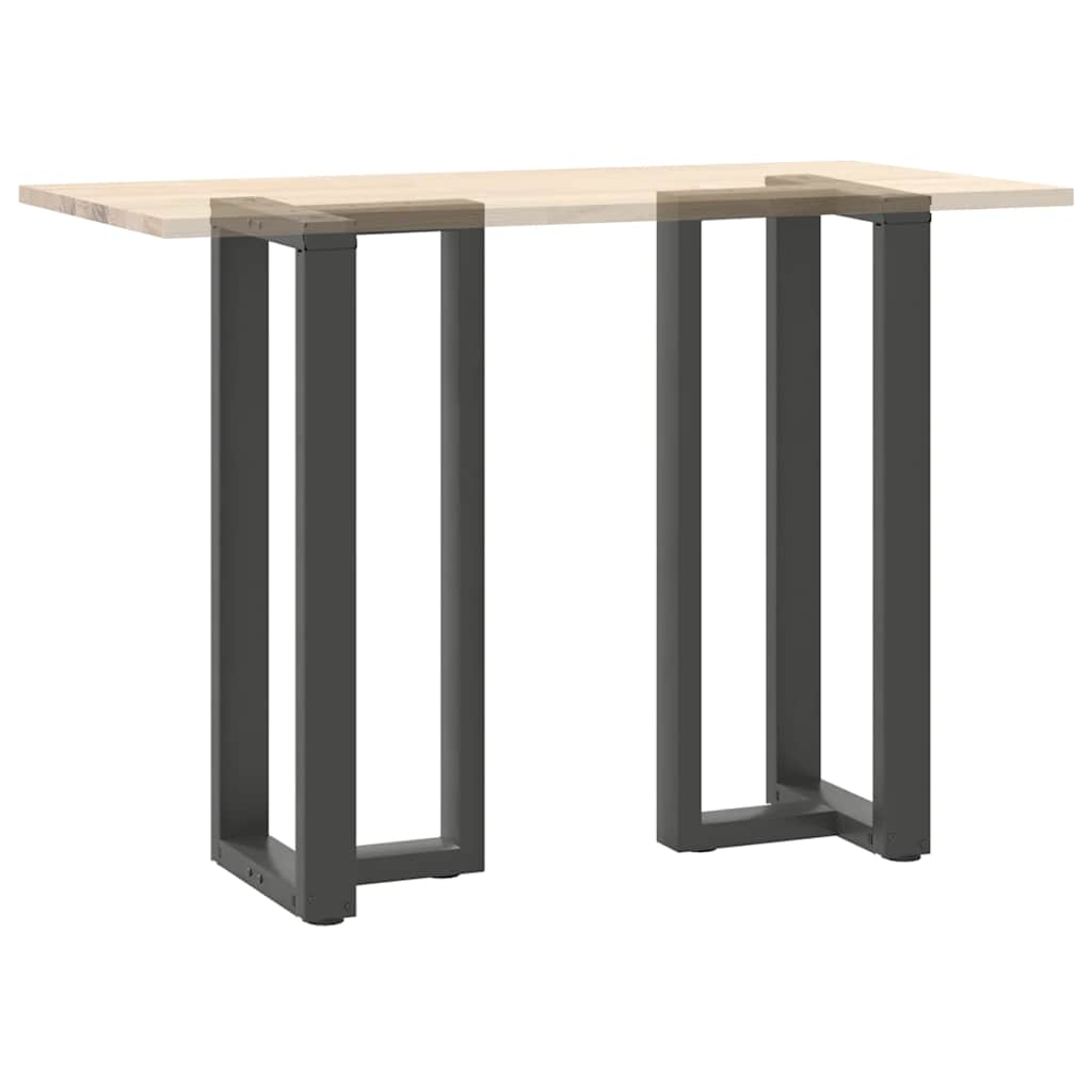 Bar Table Legs T-Shaped 2 pcs Anthracite 40x35x(100-101) cm Steel