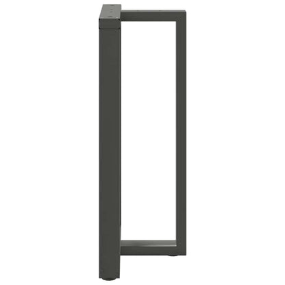 Bar Table Legs T-Shaped 2 pcs Anthracite 60x35x(100-101) cm Steel