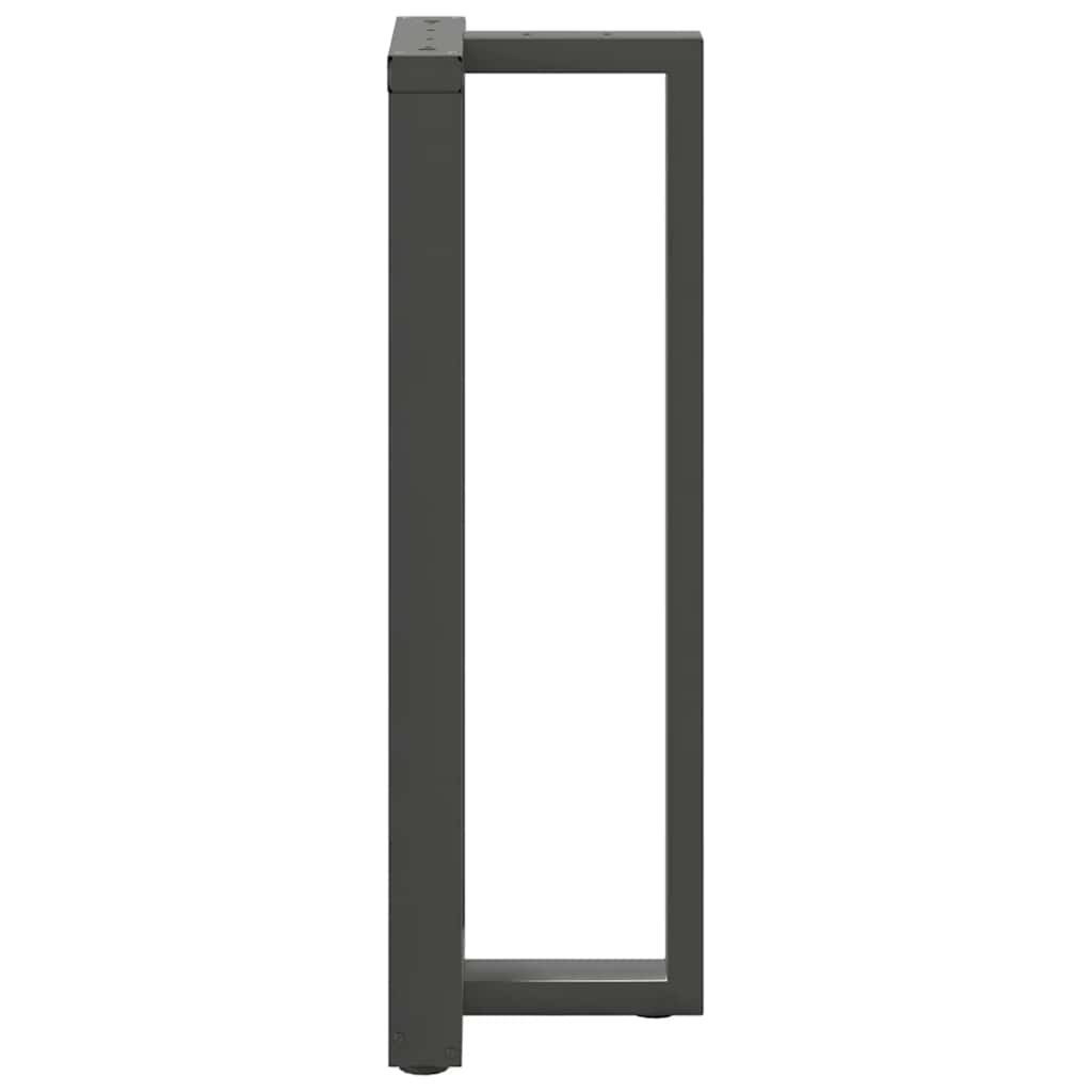 Bar Table Legs T-Shaped 2 pcs Anthracite 40x35x(110-111) cm Steel