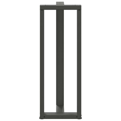 Bar Table Legs T-Shaped 2 pcs Anthracite 40x35x(110-111) cm Steel