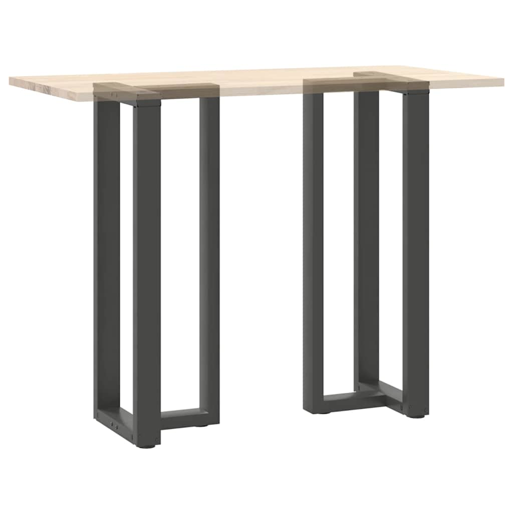 Bar Table Legs T-Shaped 2 pcs Anthracite 40x35x(110-111) cm Steel