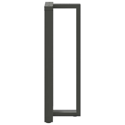 Bar Table Legs T-Shaped 2 pcs Anthracite 50x35x(110-111) cm Steel