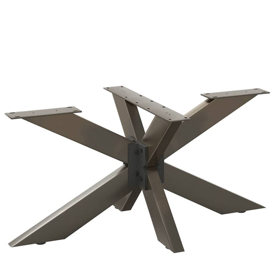 Coffee Table Leg Spider Shape Black 98x58x(42-43) cm Steel