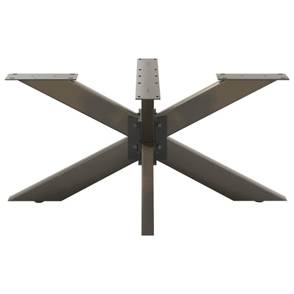Coffee Table Leg Spider Shape Black 98x58x(42-43) cm Steel