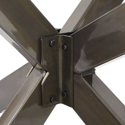 Coffee Table Leg Spider Shape Black 98x58x(42-43) cm Steel