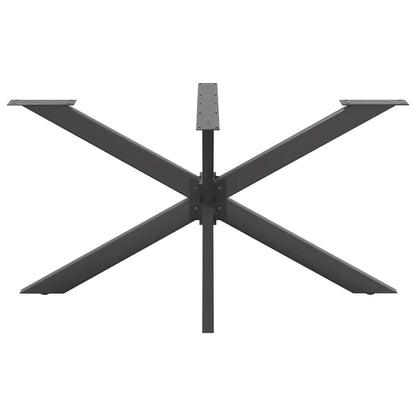 Dining Table Leg Spider Shape Anthracite 150x78x(72-73) cm Steel