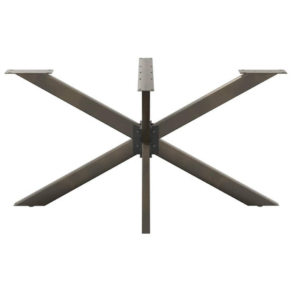 Dining Table Leg Spider Shape Black 150x78x(72-73) cm Steel