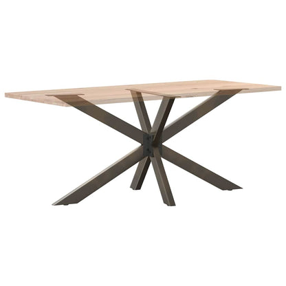 Dining Table Leg Spider Shape Black 150x78x(72-73) cm Steel