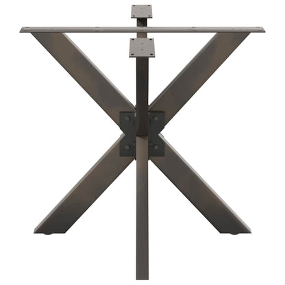 Dining Table Leg Spider Shape Black 85x85x(72-73) cm Steel