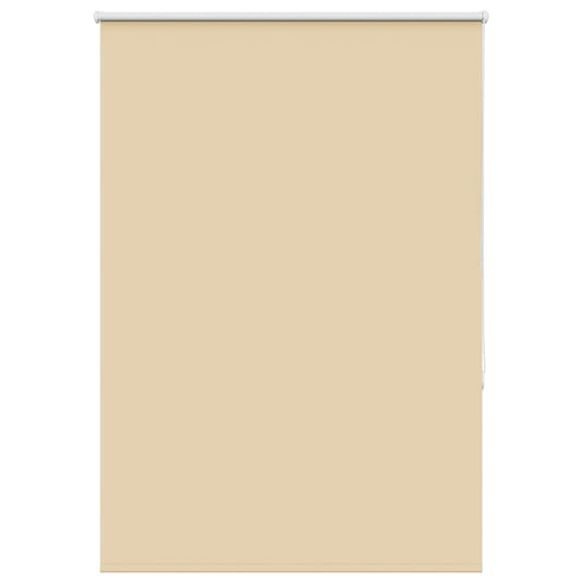 Roller Blind Blackout Beige 105x130 cm Fabric Width 100.7 cm Polyester