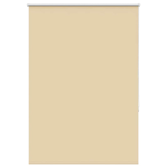 Roller Blind Blackout Beige 110x130 cm Fabric Width 105.7 cm Polyester