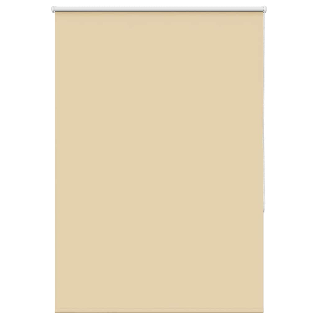 Roller Blind Blackout Beige 115x130 cm Fabric Width 110.7 cm Polyester