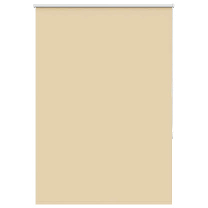 Roller Blind Blackout Beige 115x130 cm Fabric Width 110.7 cm Polyester