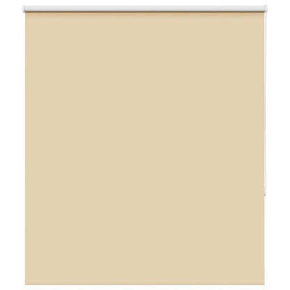 Roller Blind Blackout Beige 130x130 cm Fabric Width 126.6 cm Polyester