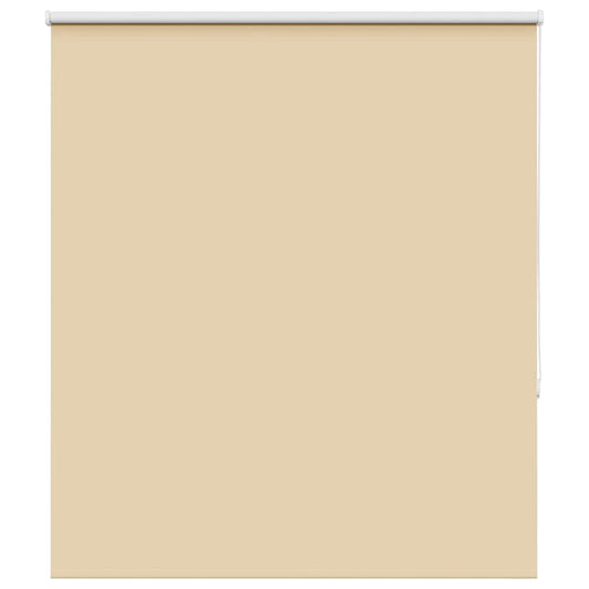 Roller Blind Blackout Beige 135x130 cm Fabric Width 131.6 cm Polyester