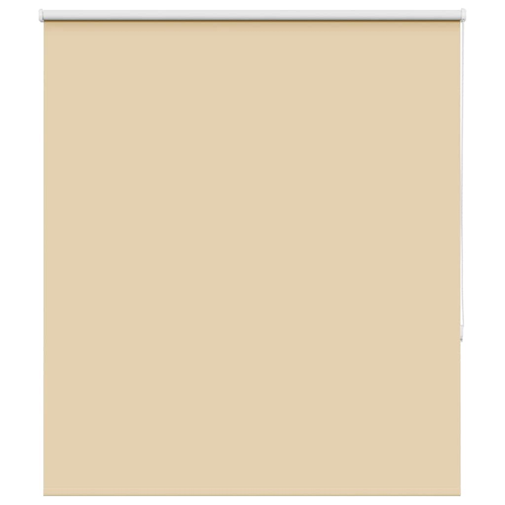 Roller Blind Blackout Beige 140x130 cm Fabric Width 136.6 cm Polyester