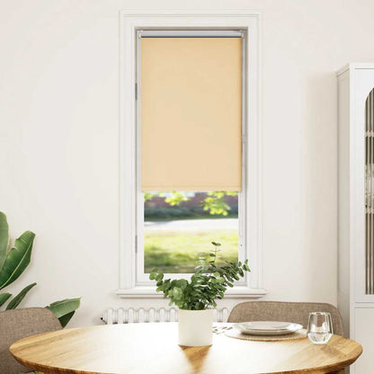 Roller Blind Blackout Beige 40x150 cm Fabric Width 35.7 cm Polyester