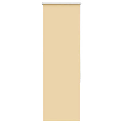 Roller Blind Blackout Beige 50x150 cm Fabric Width 45,7 cm Polyester
