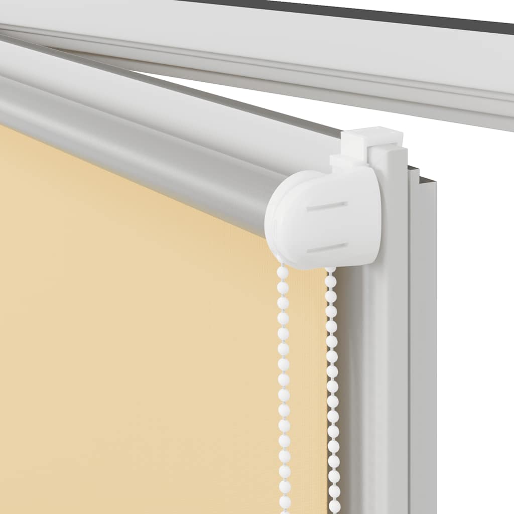 Roller Blind Blackout Beige 50x150 cm Fabric Width 45,7 cm Polyester